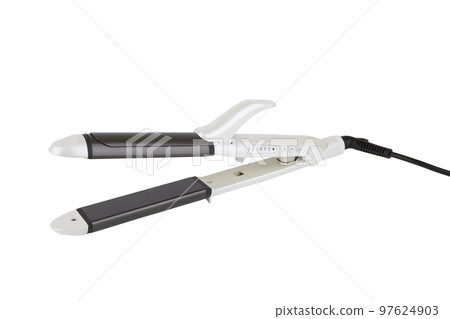 Hair straightener isolated 97624903