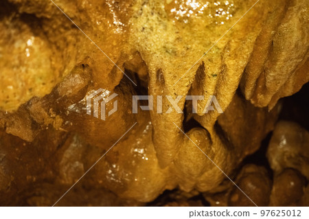 Natural miracle. Mira de Aire - karst cave, one of the largest in the world. Nature and travel. Portugal. 97625012