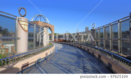 連接新世界和大阪市立美術館的道路（大阪府大阪市天王寺區） 97625104