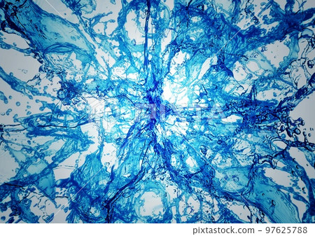 Abstract background swirling blue liquid Abstract background swirling blue liquid 97625788