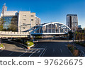 Sakuragicho Bridge Overpass Scenery Buildings for Recruitment and Pamphlets 97626675