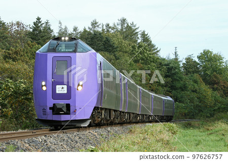HOKKAIDO LOVE! Hitomeguri go on the Sekihoku Main Line Kiha 261 Series Lavender formation Lavender formation 97626757