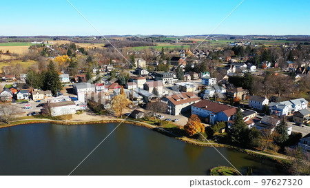 Aerial of Wellesley, Ontario, Canada Aerial of Wellesley, Ontario, Canada 97627320