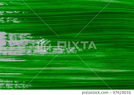 acrylic green paint texture background 97628038
