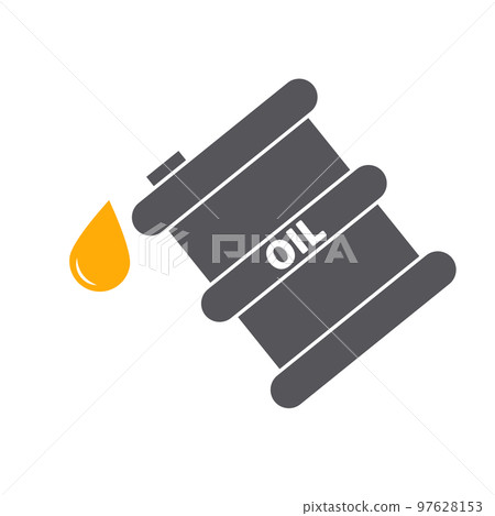 油桶圖標。自然資源。向量。 油桶圖標。自然資源。向量。 97628153