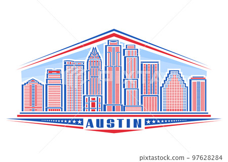 Vector illustration of Austin Vector illustration of Austin 97628284