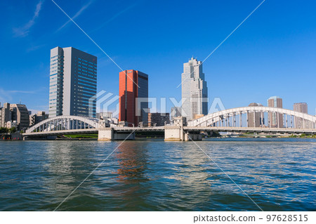 東京都中央區隅田川和勝哄橋 97628515