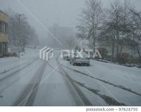winter snow traffic winter snow traffic 97628750