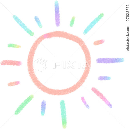 Rainbow line Planet illustrations Rainbow line Planet illustrations 97628751