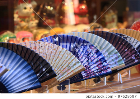 Folding fans Japanese accessories Japanese souvenirs 97629597