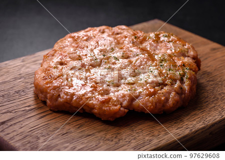 Delicious fresh grilled turkey meat steak Delicious fresh grilled turkey meat steak 97629608
