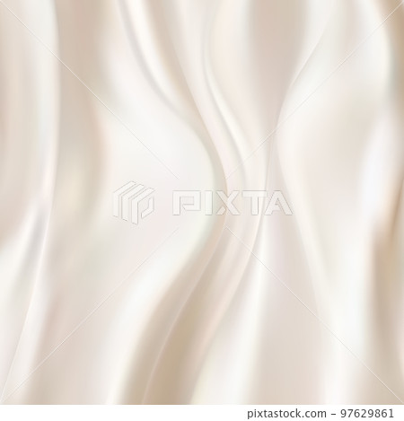 Silk wrinkled fabric. Abstract textile background. eps 10 Silk wrinkled fabric. Abstract textile background. eps 10 97629861