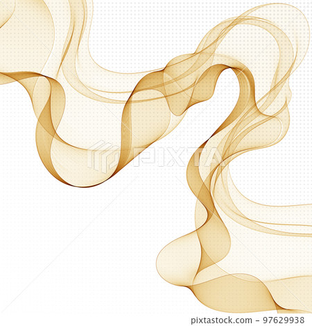 Abstract vector wave of golden color. eps 10 Abstract vector wave of golden color. eps 10 97629938