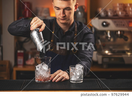 Barman at work 97629944