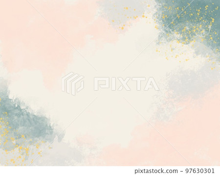 Japanese modern texture in pink and green 97630301