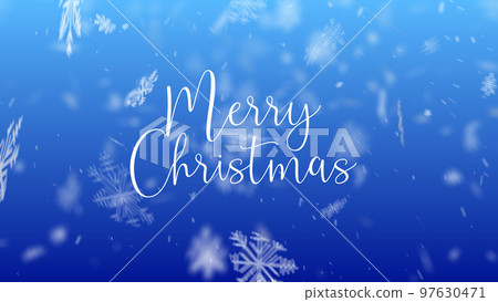 Abstract Christmas Snowflakes background. Falling Christmas snow flake pattern fall isolated on blue. Abstract Christmas Snowflakes background. Falling Christmas snow flake pattern fall isolated on blue. 97630471