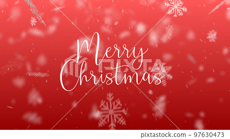 Abstract Christmas Snowflakes background. Falling Christmas snow flake pattern fall isolated on Red. Abstract Christmas Snowflakes background. Falling Christmas snow flake pattern fall isolated on Red. 97630473