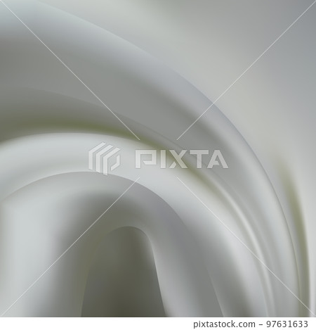 Gray Satin Silky Cloth Fabric Textile Drape with Crease Wavy Folds background.With soft waves and,waving in the wind Texture of crumpled paper. object ,illustration. eps 10 Gray Satin Silky Cloth Fabric Textile Drape with Crease Wavy Folds background.With soft waves and,waving in the wind Texture of crumpled paper. object ,illustration. eps 10 97631633