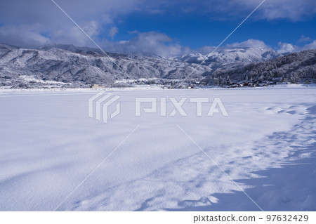 Snow scene Snow scene 97632429