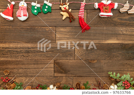 聖誕木背景 97633766