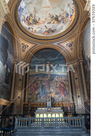 San Francisco el Grande Roman Catholic church in Madrid, Spain 97639389