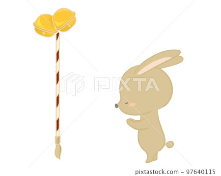 沒有台詞的兔子拜年圖解 97640115