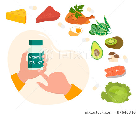 Health Food Proper Nutrition Vitamin D3 supplement Health Food Proper Nutrition Vitamin D3 supplement 97640316