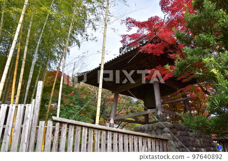 伊豆修善寺修善寺的秋天和紅葉 伊豆修善寺修善寺的秋天和紅葉 97640892
