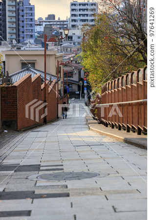 Scenery seen from Fujimizaka near Nippori Station 97641269