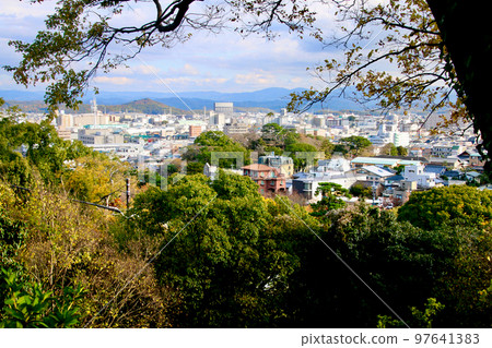 View from Wakayama Castle (Wakayama City, Wakayama Prefecture) 97641383