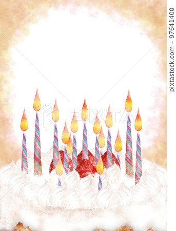 手繪水彩蛋糕框 手繪水彩蛋糕框 97641400