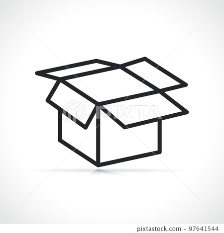 box or package line icon 97641544