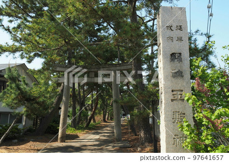 玉敷神社入口處的鳥居[埼玉縣加須市] 97641657