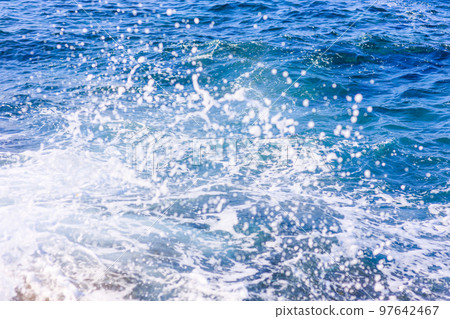 Scenery of ria coastline and lapping waves in Wakayama Prefecture Scenery of ria coastline and lapping waves in Wakayama Prefecture 97642467