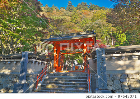 【大峰山龍泉寺(紅葉)】奈良縣吉野郡天川村洞川 【大峰山龍泉寺(紅葉)】奈良縣吉野郡天川村洞川 97645071