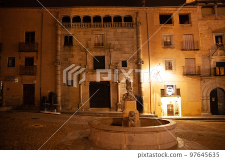 San Martin fountain, Segovia, Spain San Martin fountain, Segovia, Spain 97645635