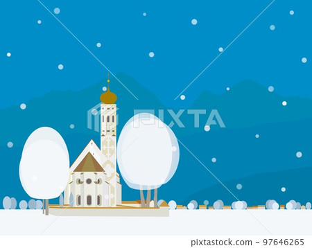 St. Coloman Church st. Coloman Schwangau Schwangau Bavaria Germany Winter 97646265