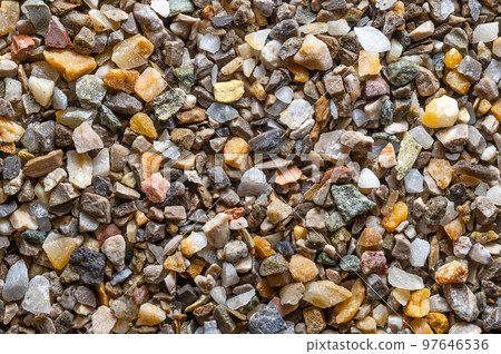 Moist road and plaster grit, loose chippings, crushed stone, surface, from above. Lime- and iron-free quartz sand, used as spreading grit, or as an aggregate for concrete ballast, plaster and masonry. Moist road and plaster grit, loose chippings, crushed stone, surface, from above. Lime- and iron-free quartz sand, used as spreading grit, or as an aggregate for concrete ballast, plaster and masonry. 97646536