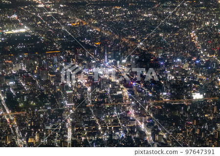 名古屋市中區榮附近的鳥瞰圖 97647391