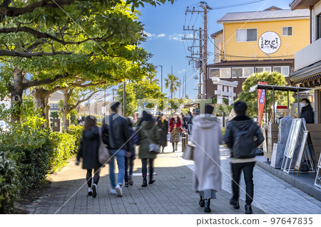 Enoshima, a sightseeing spot in Fujisawa City, Kanagawa Prefecture Enoshima, a sightseeing spot in Fujisawa City, Kanagawa Prefecture 97647835