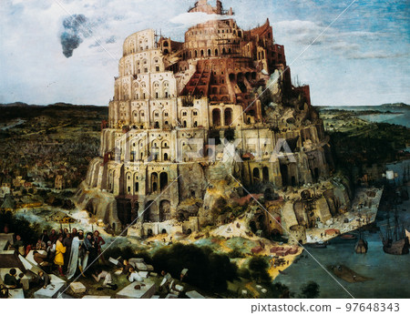 Pieter Bruegel Also Brueghel Or Brueghel Elder, The Tower Of Babel Was Subject Of Three Paintings By Pieter Bruegel Elder. Genesis 11:4. Bruegel Was Artist Of Dutch And Flemish Renaissance Painting 97648343