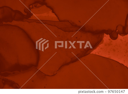 Blood Splatter Red. Watercolour Background. 97650147