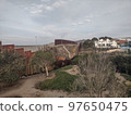 Border Wall separating Mexico Tijuana United States California 97650475