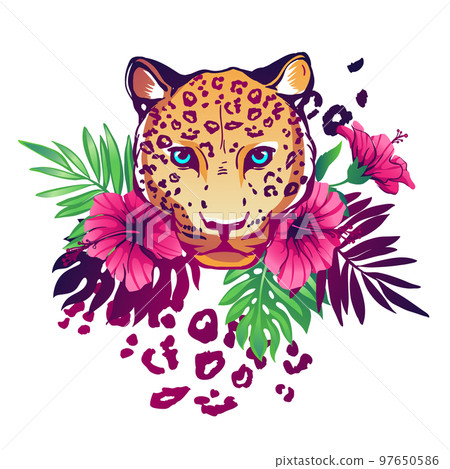 Tropical vector illustration. Tropical vector illustration. 97650586
