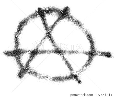 Circle A anarchy symbol transparent PNG 97651814