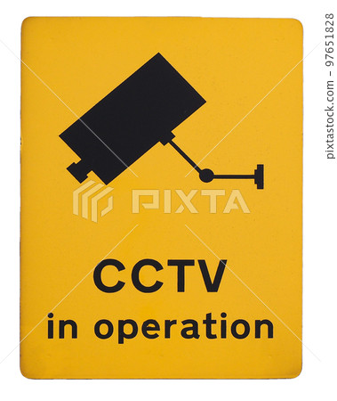 CCTV in operation sign transparent PNG 97651828