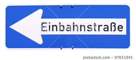 German sign transparent PNG Einbahnstrasse One Way street 97651945