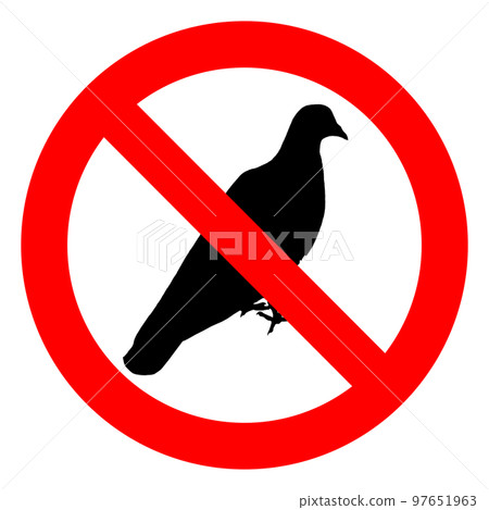 No pigeons sign transparent PNG No pigeons sign transparent PNG 97651963