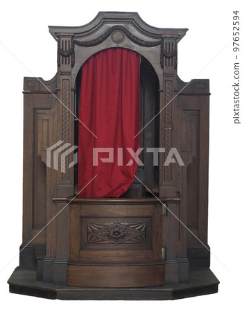 Confessional in church 97652594