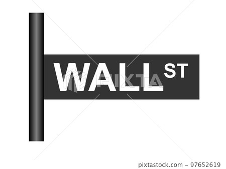 Wall St sign transparent PNG-插圖素材 [97652619] - PIXTA圖庫